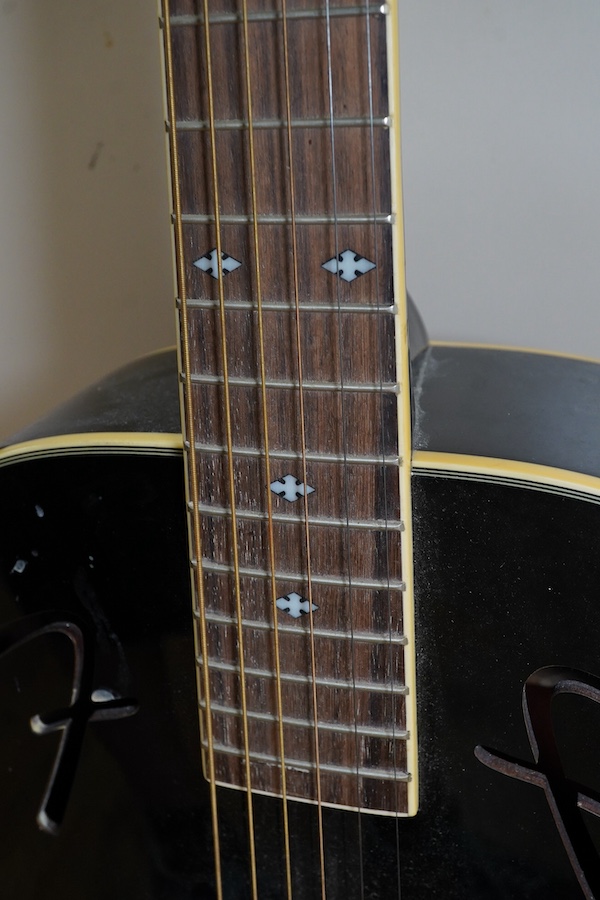 A Fender Resonator acoustic guitar. Condition - good.